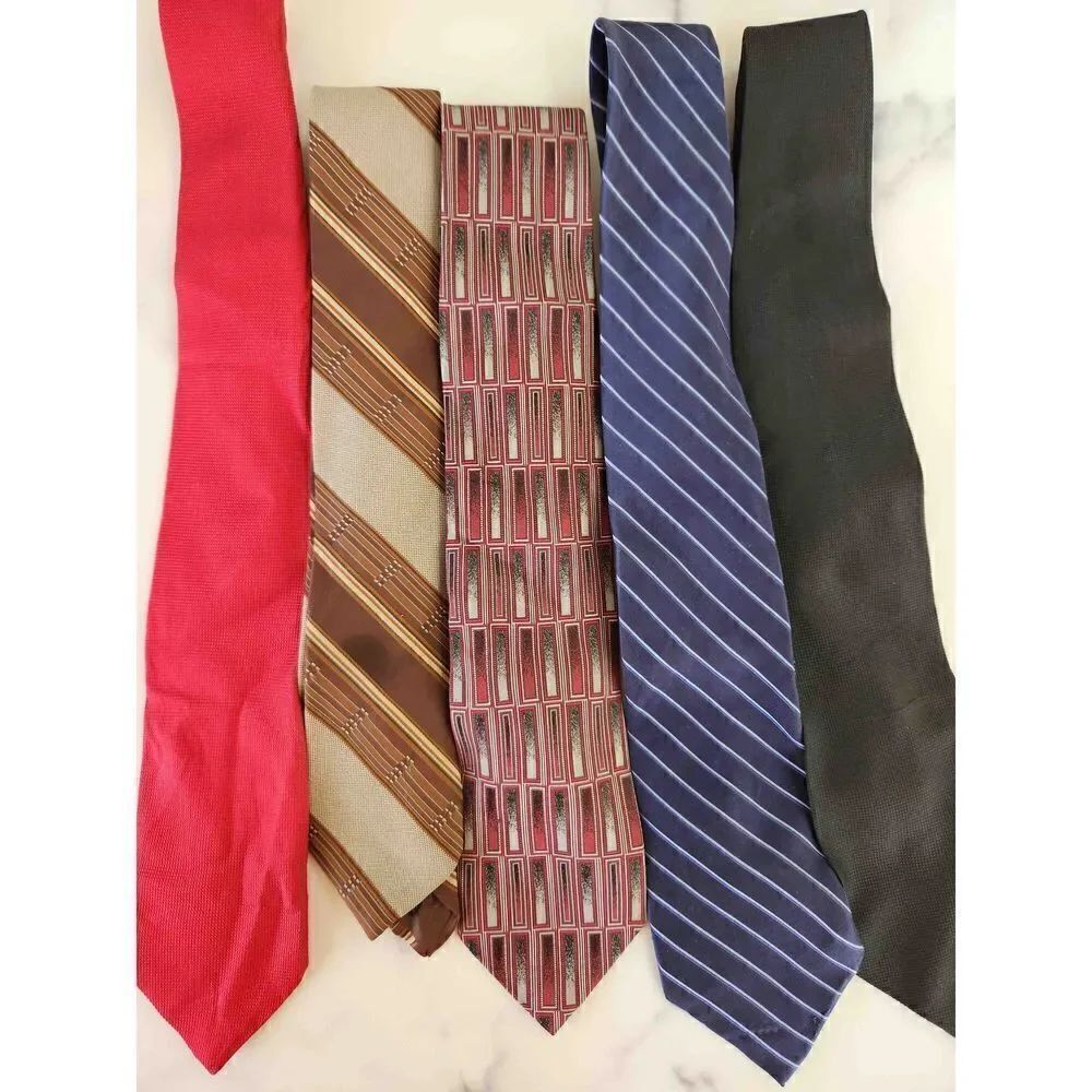 Mens vintage tie bundle Jones New York Privado 70s